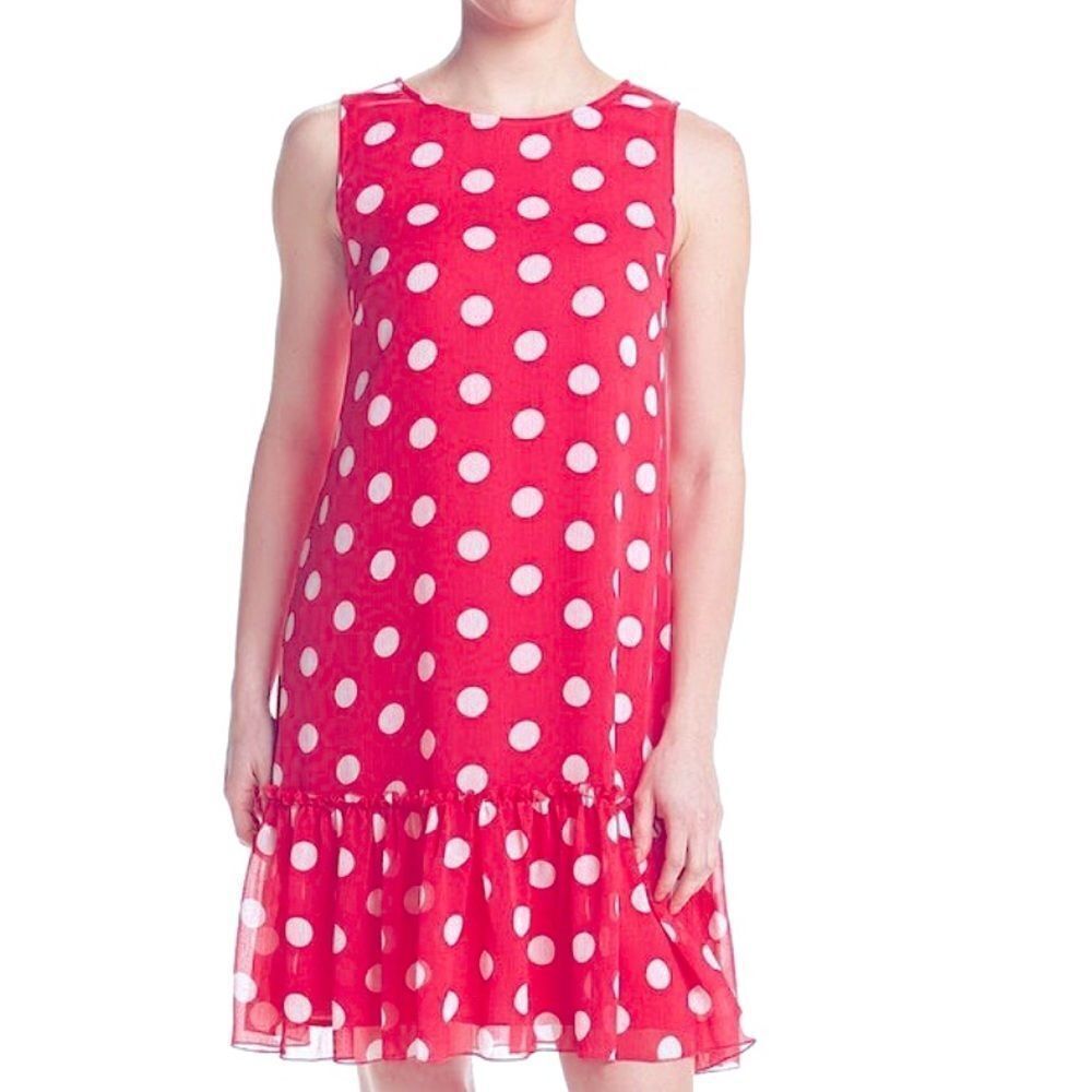 Tommy Hilfiger Azalea Chiffon Polka Dot Dress